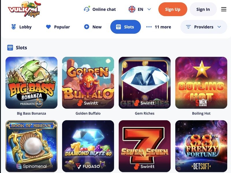 Guide de vulkan vegas promo code canada